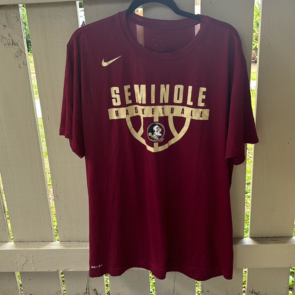 COPY - Nike FSU Florida State University Basketball Dri Fit XXL Tee NCAA